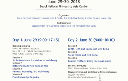 Social Well-Being in the Asian Context: From a Comparative Perspective