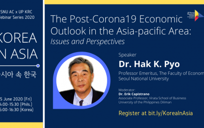 The Post-Corona-19 Economic Outlook in Asia-Pacific Region: Issues and Perspectives