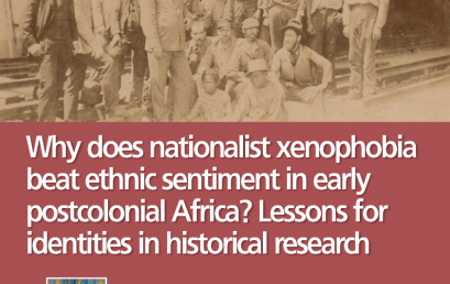 포스트-식민지 초기 아프리카에서 왜 민족주의적인 외화공포가  민족 감정을 이기는가?  역사 연구에서 정체성에 대한 교훈