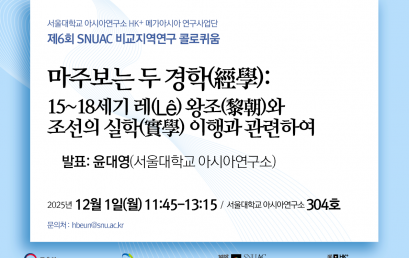 마주보는 두 경학(經學): 15~18세기 레(Lê) 왕조(黎朝)와 조선의 실학(實學) 이행과 관련하여