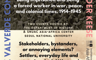 Conversation with Drs. Beatriz Valverde Contreras and Alexander Keese: “Being imprisoned and being a forced worker in war, peace, and colonial times, 1914–1945”