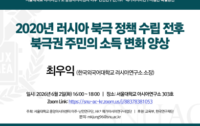 2020년 러시아 북극 정책 수립 전후 북극권 주민의 소득 변화 양상