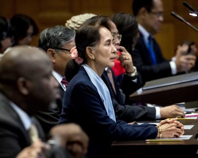ICJ(국제사법재판소) 재판에 출석한 아웅산 수치
출처: 헬로아카이브