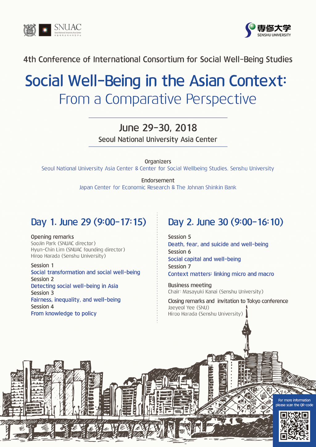 The 4th Conference of International Consortium for Social Well-Being Studies “Social Well-Being in the Asian Context: From a Comparative Perspective”