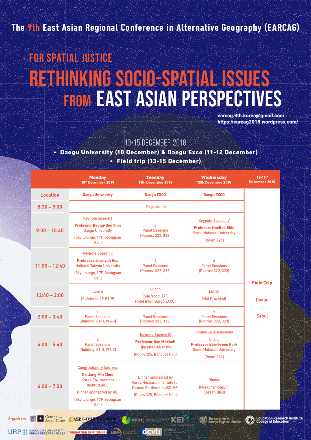 9th East Asian Regional Conference in Alternative Geography (EARCAG)