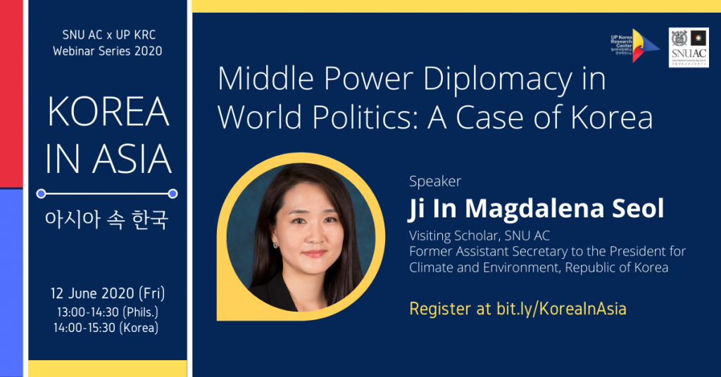 Middle Power Diplomacy in World Politics – A Case of Korea