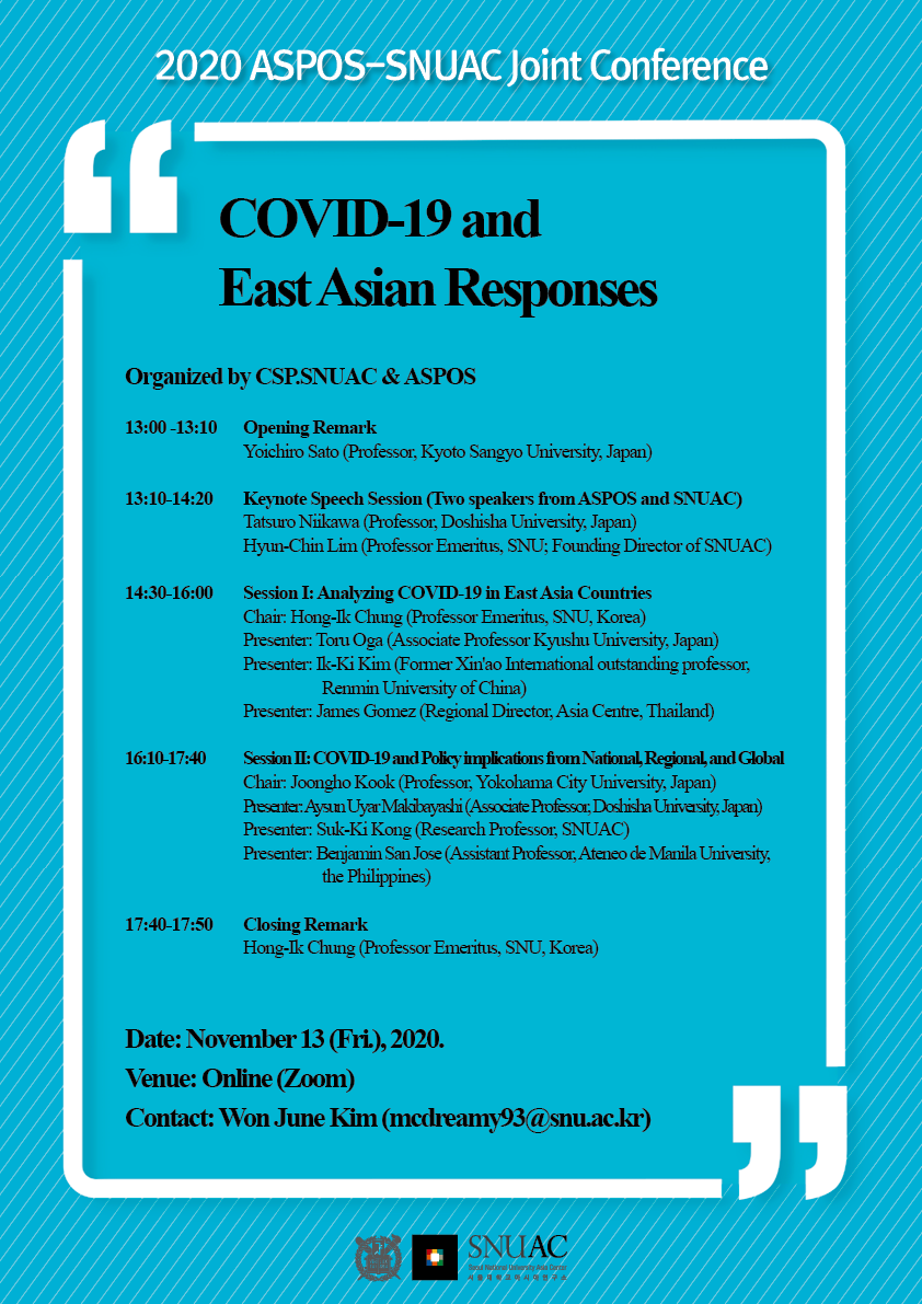 COVID-19 and East Asian Responses